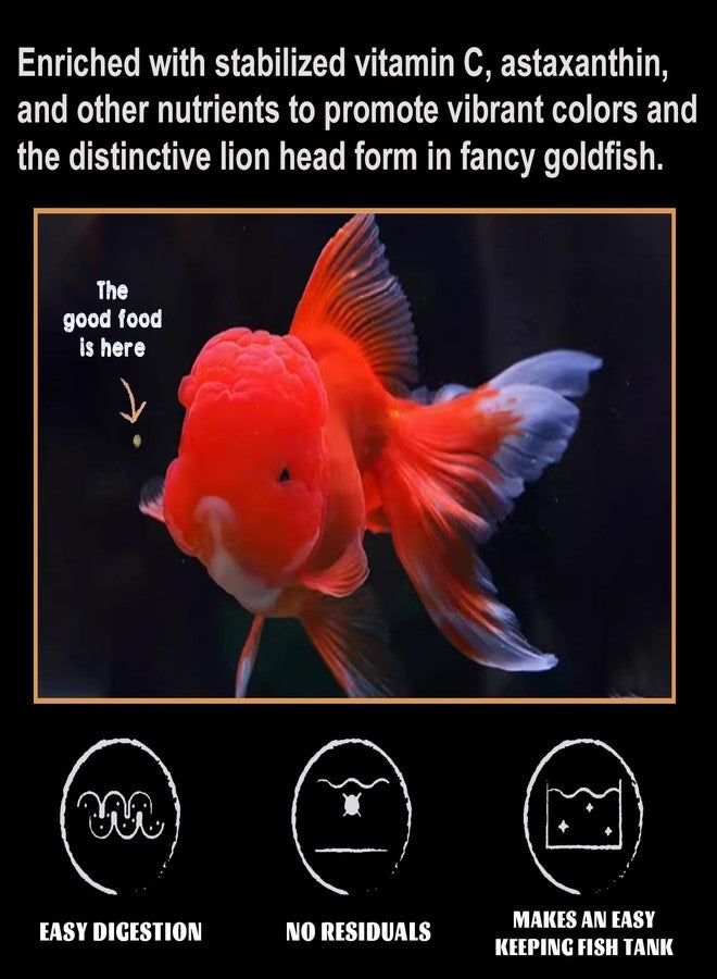 Bubble Magus Sinking Goldfish Food, Color Enhancing, Balanced Diet, All Natural Ingredients, Clear Water Formula, Slow Sinking Gold Fish Pellets, Goldfish Ultra Color （2oz） - Image 4